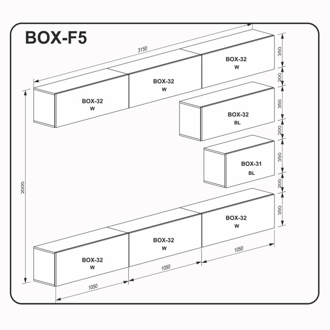 Вітальня BOX F5 MiroMark фото