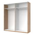 Шкаф-купе с зеркалом 2,0x2,1 Белла / Bella Глянец Белый MiroMark BL-15-WB