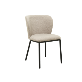 Стул M-140 белый песок  +  черный Vetro mebel