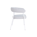 Стул M-230 устричный  +  белый Vetro mebel