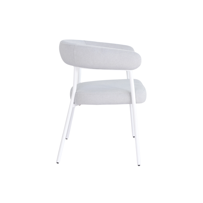 Стул M-230 устричный  +  белый Vetro mebel