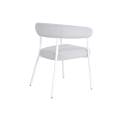 Стул M-230 устричный  +  белый Vetro mebel