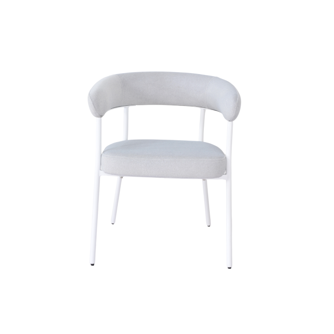 Стул M-230 устричный  +  белый Vetro mebel