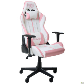 Кресло VR Racer Original Grand белый/розовый AMF