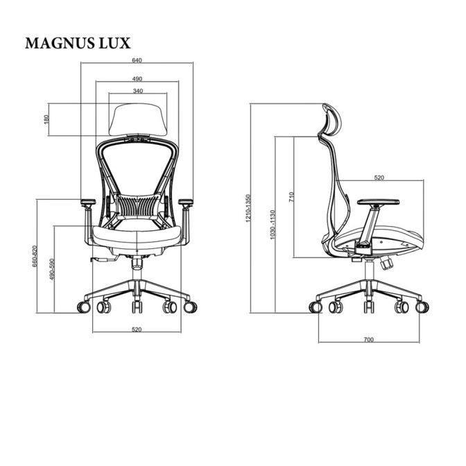 Кресло офисное Magnus Lux Intarsio