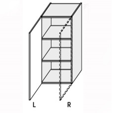 Кухонная секция Миллениум WG верхняя 20В/900 1дв Левая ML-520W/01L MiroMark
