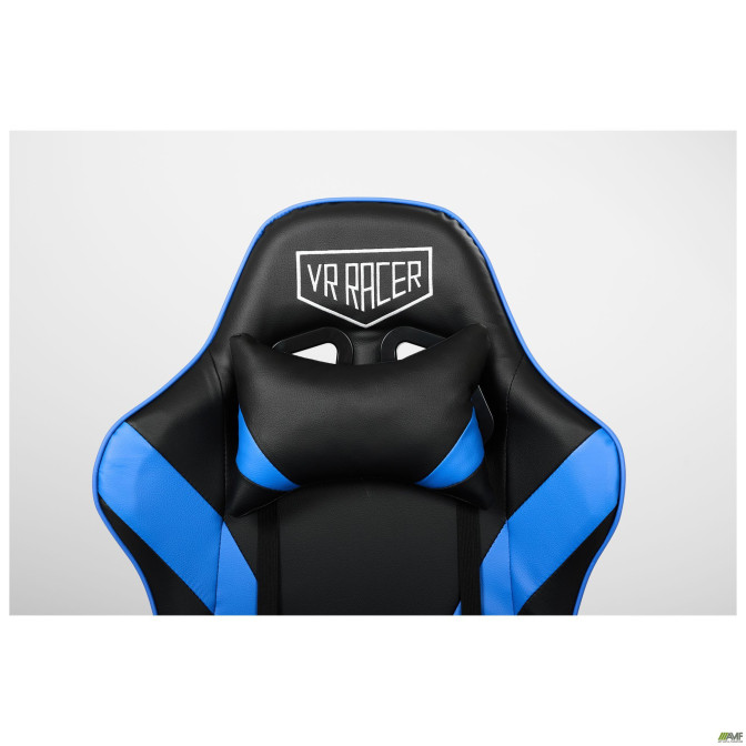 Кресло VR Racer Dexter Djaks черный/синий AMF