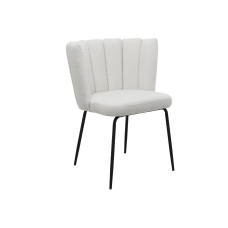 Стілець M-200 айворі букле  +  чорний Vetro mebel