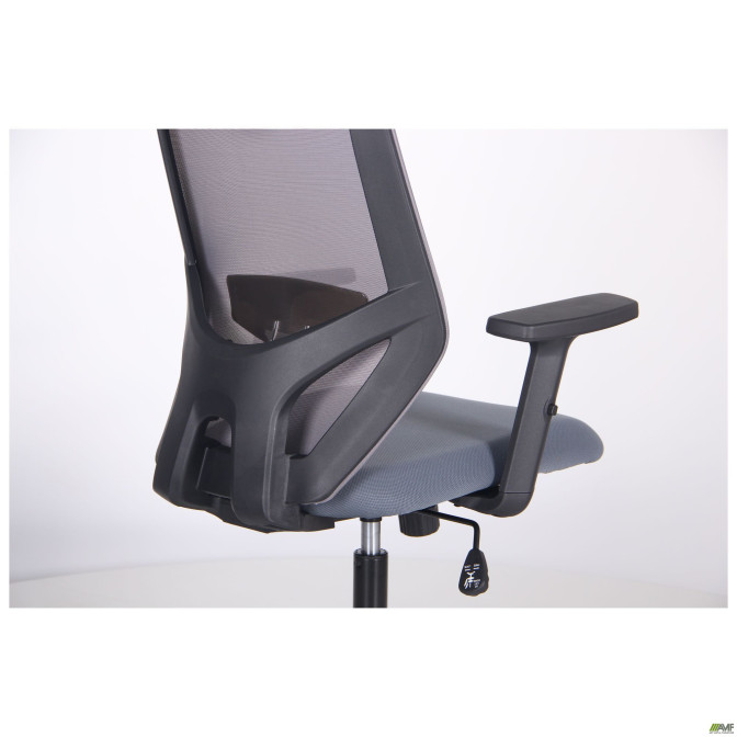 Кресло Lead Black HR сиденье Нест-08 серая/спинка Сетка HY-109 серая AMF