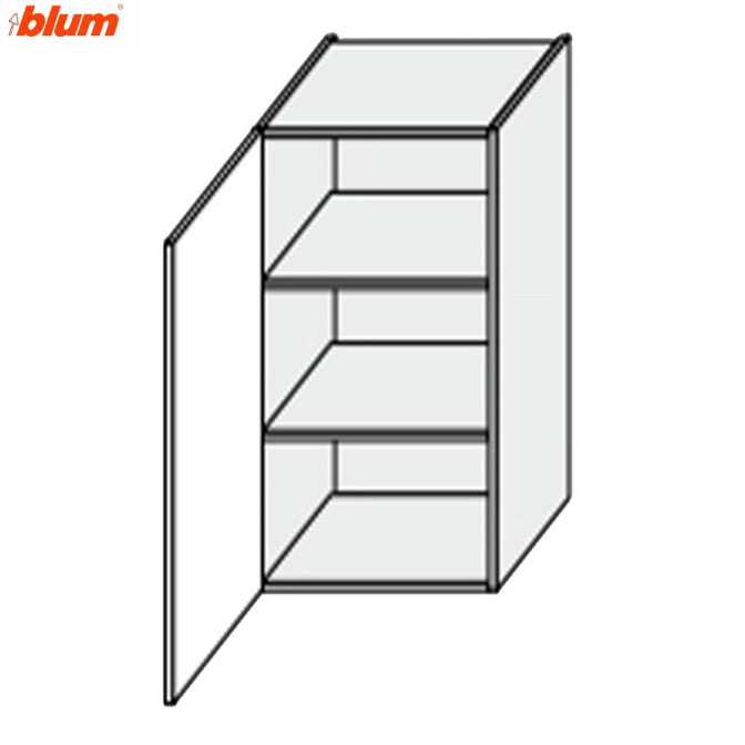 Кухонна секція Вінтаж верхня 30В/720 1дв Pro Blum VN-433W/9003 MiroMark
