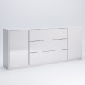 Комод 2Дв 3Ящ 2,0м Рома / Roma Глянець Білий MiroMark RM-168-WB