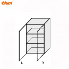 Кухонная секция Миллениум WG верхняя 30В/720 1дв Pro Blum Правая ML-433W/01R MiroMark