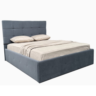 Ліжко М'яка оббивка 1,6x2,0 Брістоль / Bristol Антрацит Велюр MiroMark SF-56-BR/BA