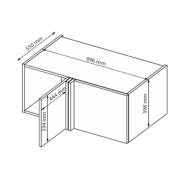 Антресоль Фемелі Кут 90 MiroMark фото