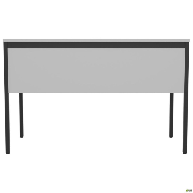 Стол Осло с ящиком (1187х600х750) черный графит, белый AMF