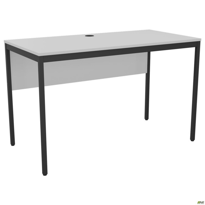 Письменный стол Осло (1187х600х750Н) черный графит, белый AMF