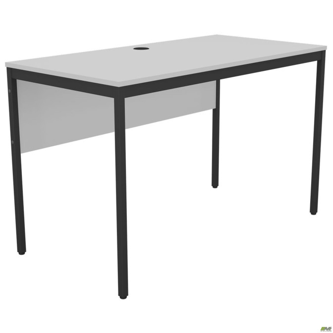 Письменный стол Осло (1187х600х750Н) черный графит, белый AMF
