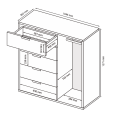 Комод Люція 5Шх MiroMark фото