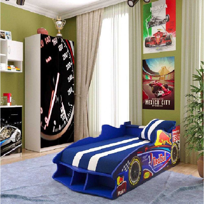 Дитяче ліжко машина Formula 1 Viorina-deko фото