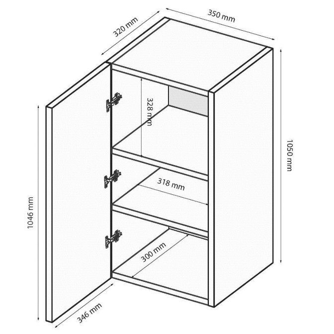 Секція BOX-22 / MiroMark BX-22-WB/BL