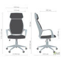 Кресло Concept CX0988H (Y10-02) белый/светло-серый AMF