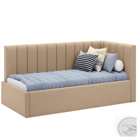 Ліжко М'яка оббивка з підйомним механізмом 0,9х2,0 Шайн / Shine MiroMark SF-41-SN