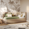 Ліжко М'яка оббивка з підйомним механізмом 0,9х2,0 Шайн / Shine MiroMark SF-41-SN