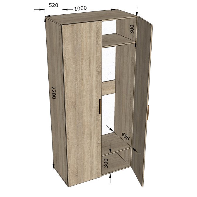 Шафа з трубою SТ0009 Moreli фото