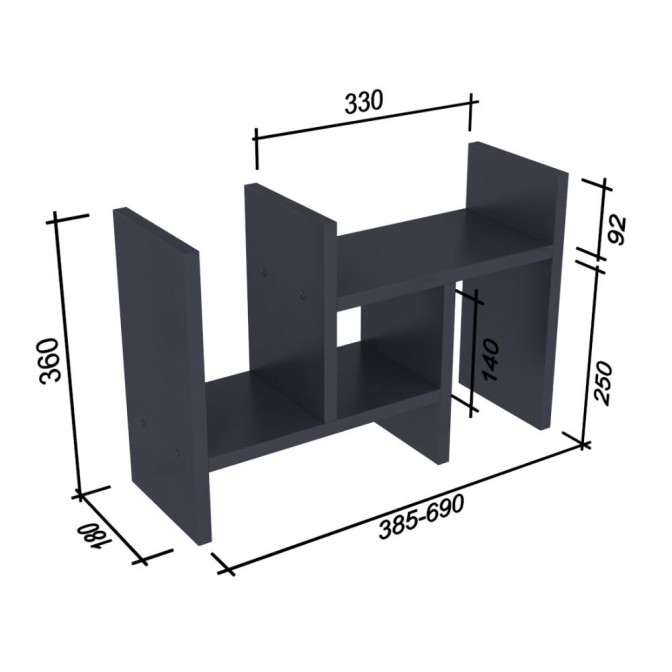Надставка на стіл НС-2 Loft Design фото