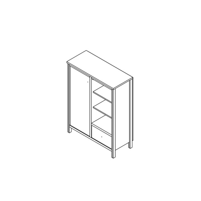 Комод Чос KOM1D1S BRW Україна