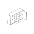 Комод Шанталь KOM2D4S BRW Україна