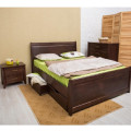 Кровать с филенкой и выдвижными ящиками Сити Олимп фото