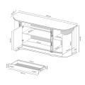 Комод 4Дв Чикаго / Chicago Радика Біж MiroMark CH-24-RB/WB