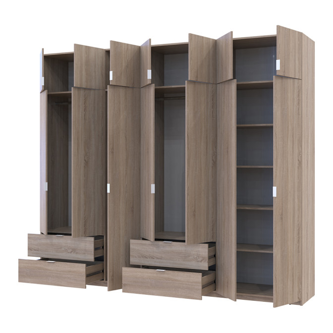 Комплект шаф Лукас 3 + 4 ДСП 280 Doros