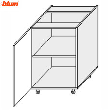 Кухонная секция Валенсия нижняя 60Н/820 1дв Pro Blum VL-070W/9003 MiroMark