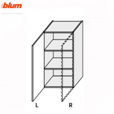 Кухонная секция Миллениум WG верхняя 45В/900 1дв Pro Blum Левая ML-543W/01L MiroMark