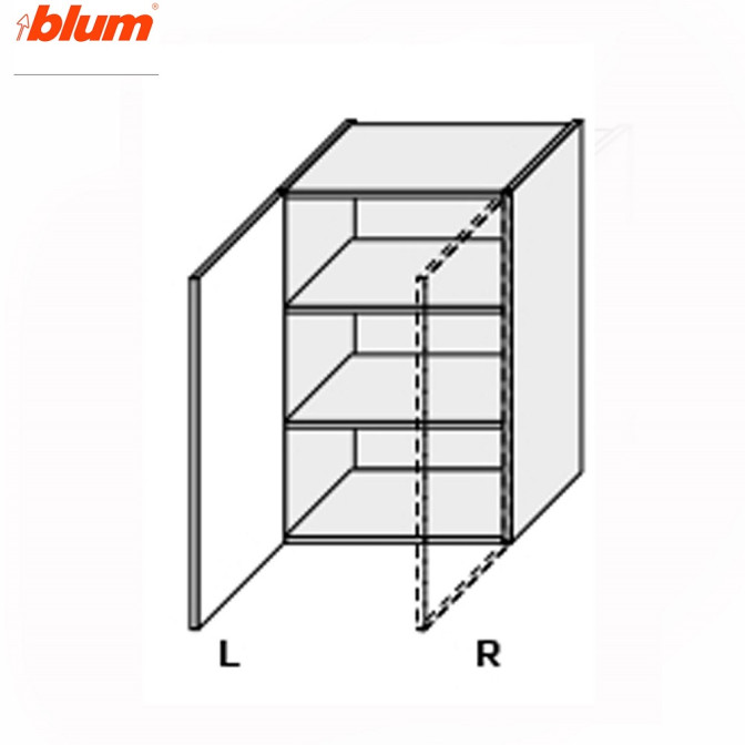 Кухонна секція Міленіум верхня 60В/900 1дв Pro Blum Права ML-566W/9003R MiroMark