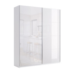 Шкаф-купе 2,0x2,4 Вива / Viva Глянец Белый MiroMark VV-85-WB