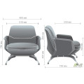 Кресло Absolute Grey/Black  AMF