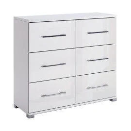 Комод 6Ящ Фемели / Family Глянец Белый MiroMark FM-66-WB