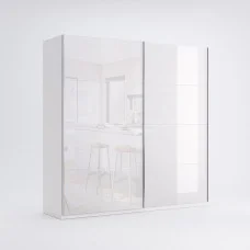 Шафа-купе 2,5x2,1 Віва / Viva Глянець Білий MiroMark VV-25-WB