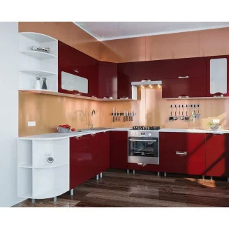 Кухня кутова комплект Адель Люкс / Adele Lux 4.7 D Світ Меблів