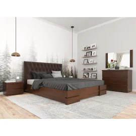 Кровать с подъемным механизмом Камелия Ромб Arbordrev