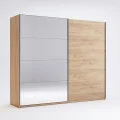 Шафа-купе з дзеркалом 2,5*2,1 Асті / Asti Дуб Крафт MiroMark AS-17-WB  