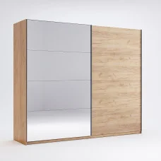 Шафа-купе з дзеркалом 2,5*2,1 Асті / Asti Дуб Крафт MiroMark AS-17-WB  