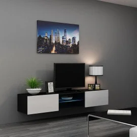 Тумба під ТВ навісна Vigo Glass Cama