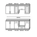 Кухня Оптима 2.2 м комплект 5 Еверест фото