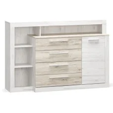 Комод Кім 1Д 4Ш Mebel Servise