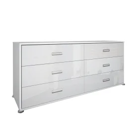 Комод 6Ящ Белла / Bella Глянець білий MiroMark BL-66-WB