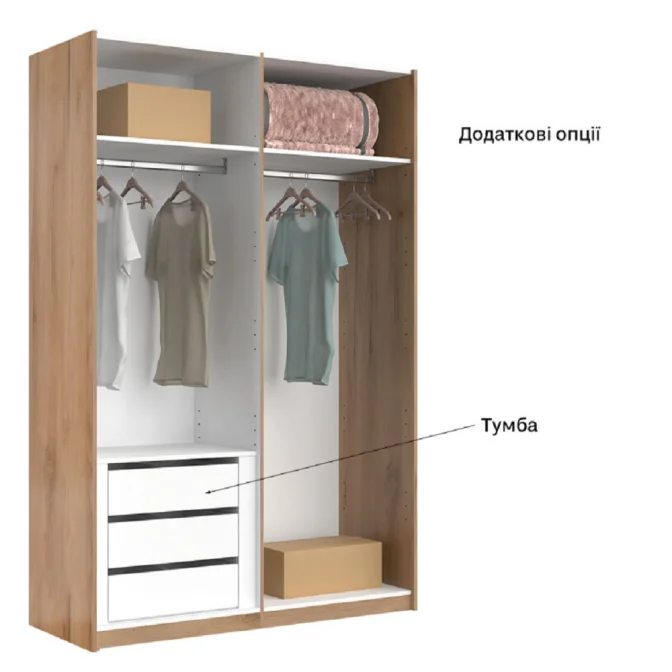 Шафа-купе Віва Білий глянець MiroMark фото